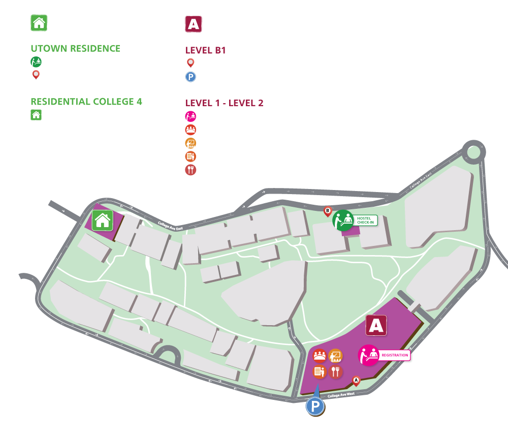 BayesComp Venue Map